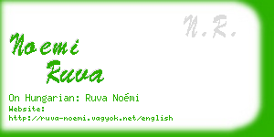 noemi ruva business card